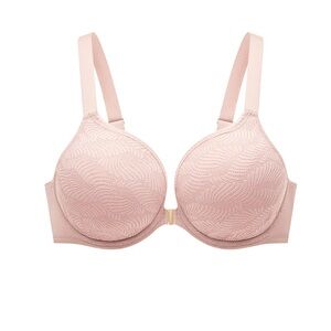 Understance Esther Front-Close Bra 34H Pink Full Bust